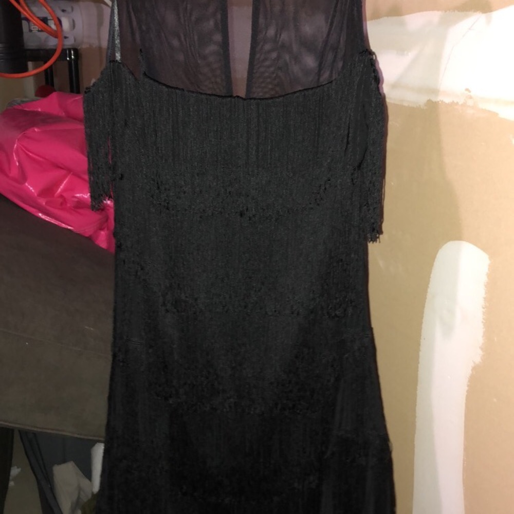 Flapper fringe dress
